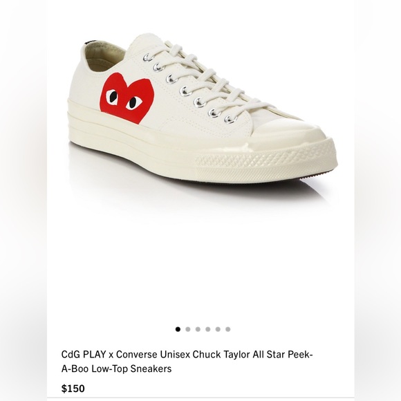 Comme des Garçons PLAY x Converse collaboration - Picture 1 of 4